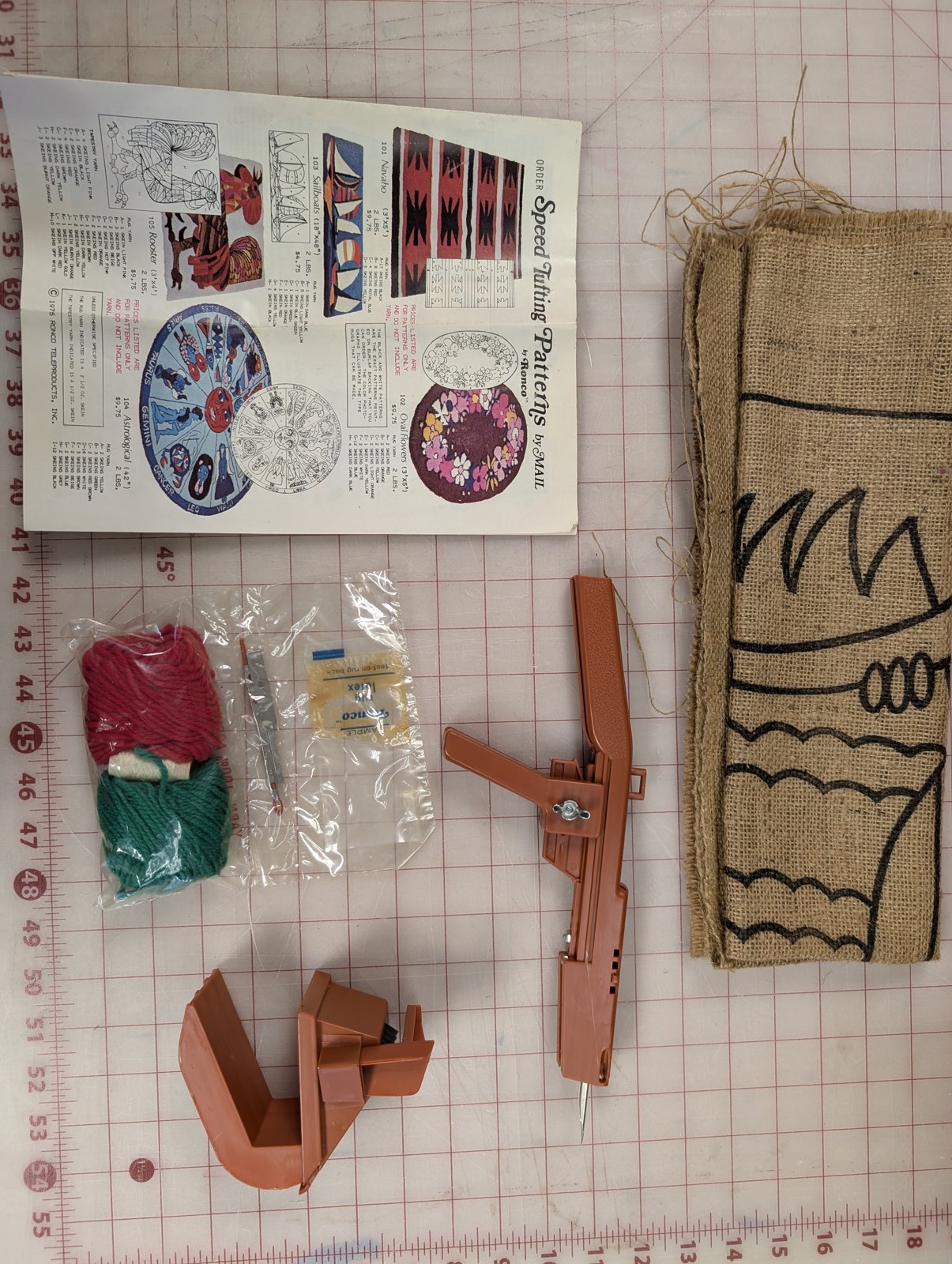 Ronco "Speed-Tufting Kit" (#1500), 1975